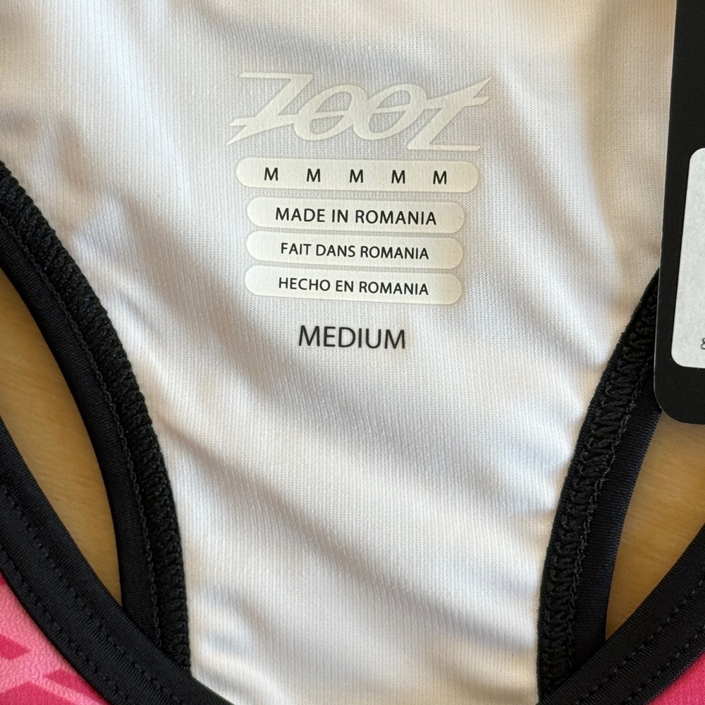 ZOOT SPORTS WOMENS TRIATHLON KIT DESIGN FOR BREAT CANCER RESEARCH FOUNDATION MED - Picture 5 of 15